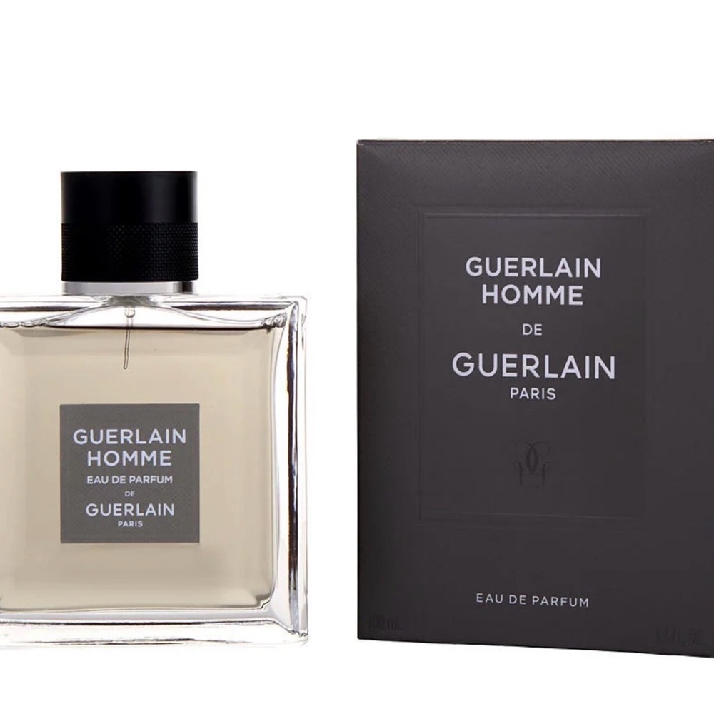 GUERLAIN Homme Eau de Parfum — Black & Clear travel spray bottle